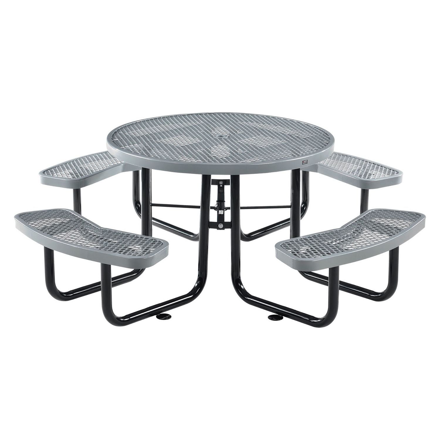 global-industrial-expanded-steel-picnic-table-round-46-dia-x-29-5h-gray-top-gray-base-legs-gbe277150gy_1